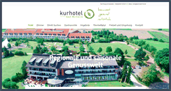 Desktop Screenshot of kurhotel-bad-rodach.de