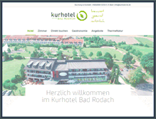 Tablet Screenshot of kurhotel-bad-rodach.de